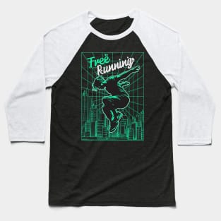 Parkour Freerunner Retro Themed Gift Baseball T-Shirt